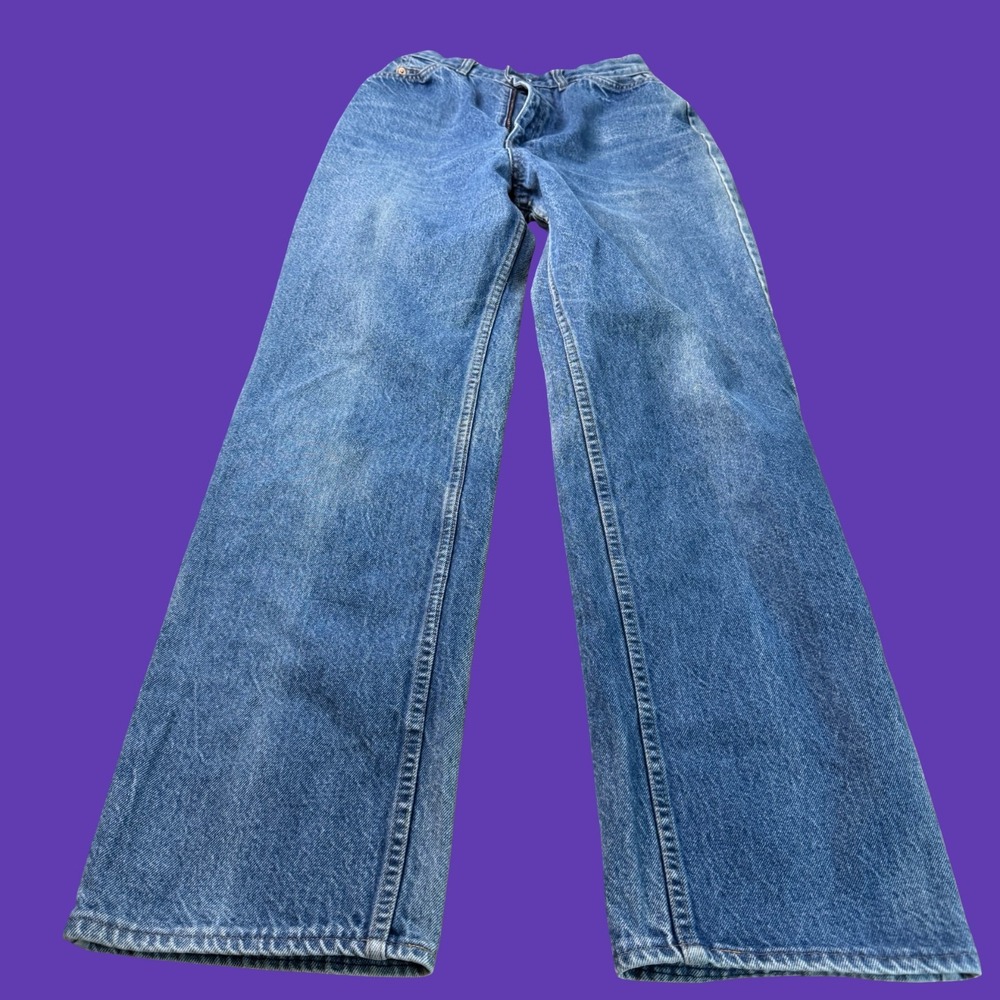 Vintage Levi's Womens 13 Orange Tab California Straights Jeans Made in USA 25x31